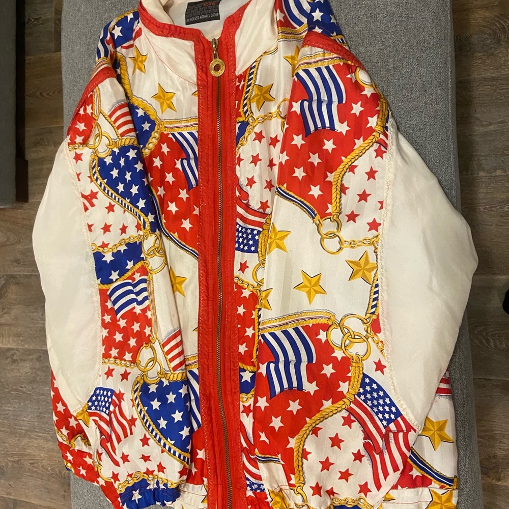 Vintage Mureli Gold Chain America Jacket